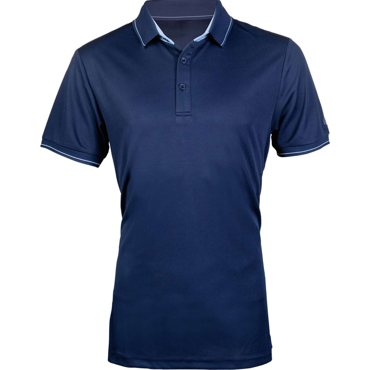 HKM Poloshirt Classico Hombres Azul oscuro