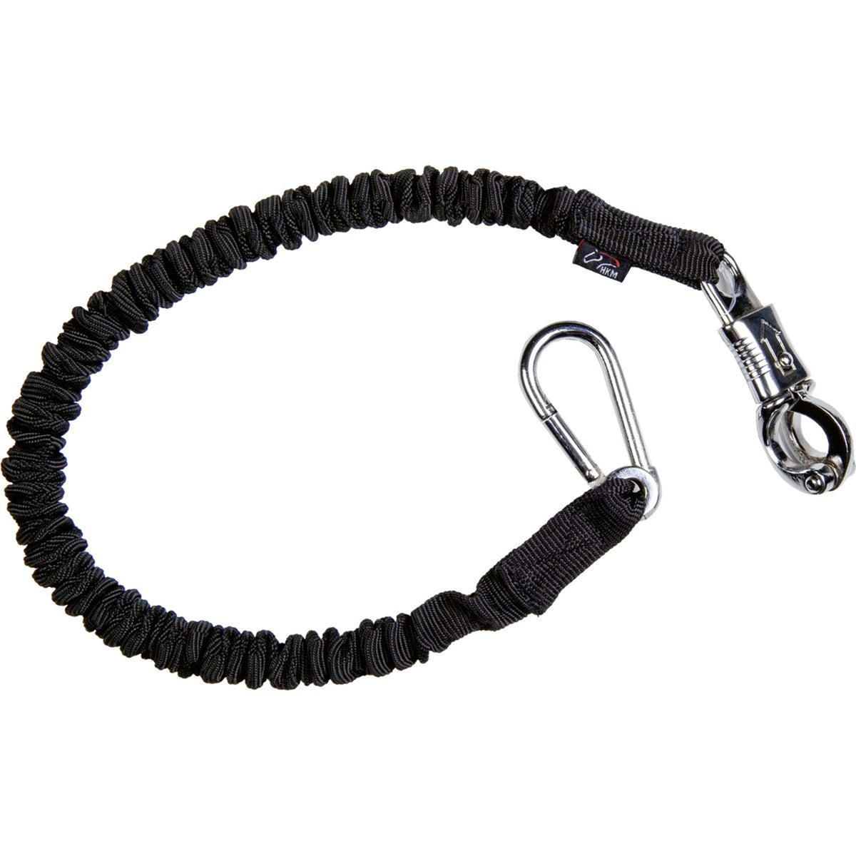 HKM Cuerda de amarre Elastic Negro