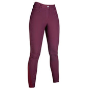 HKM Pantalón de Equitación Sunshine Rodilleras de Silicona Rojo oscuro