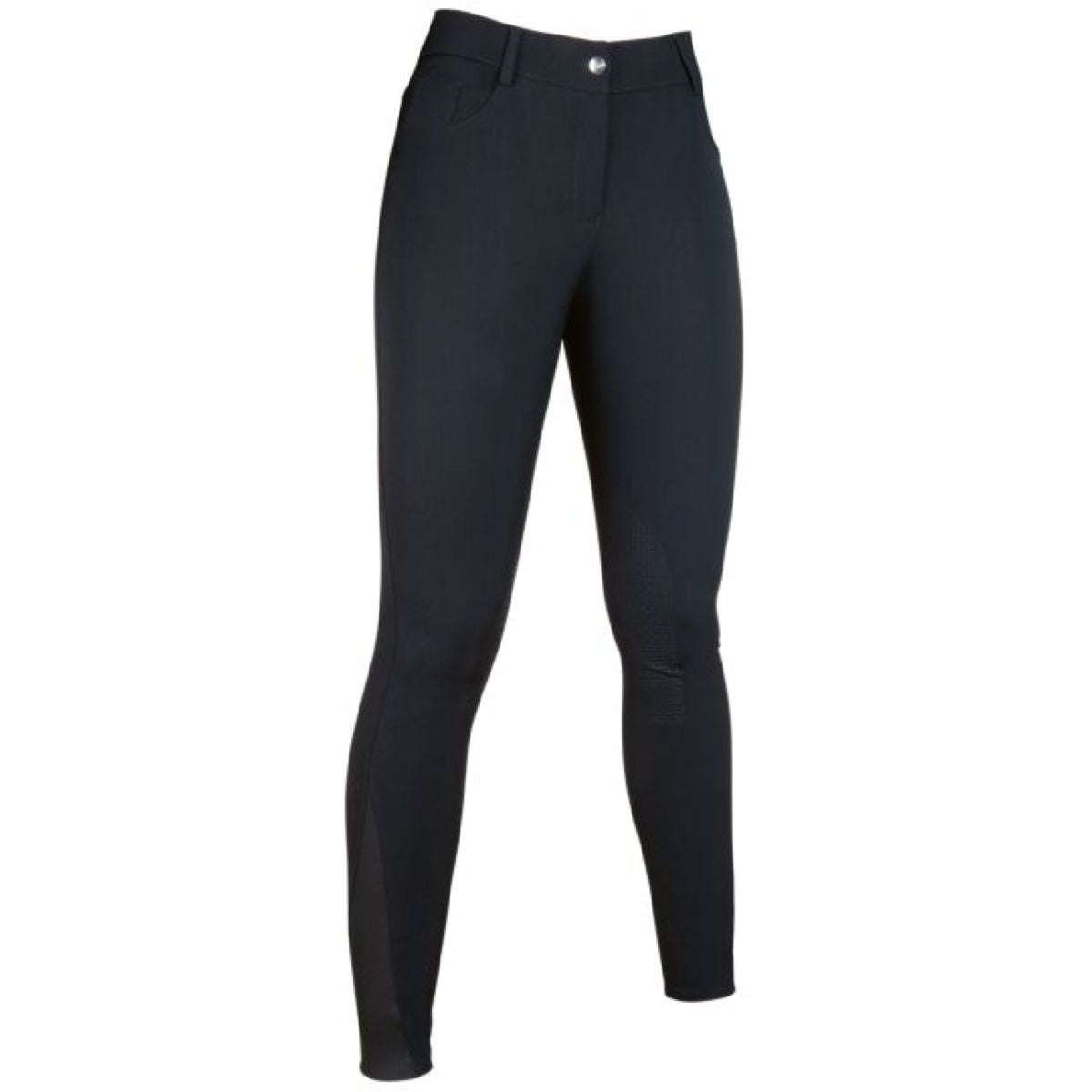HKM Pantalón de Equitación Sunshine Silicona Rodilleras Kids Negro