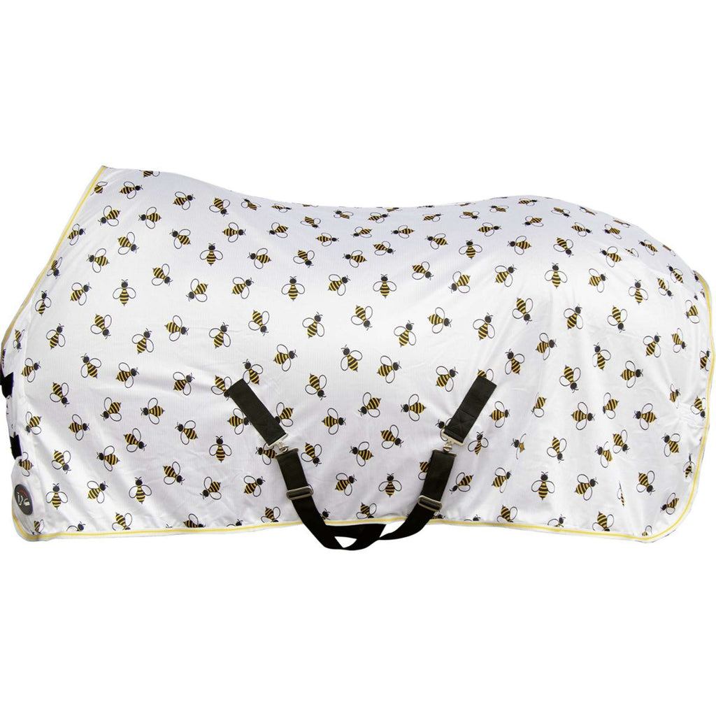 HKM Manta Antimoscas Bee Blanco Amarillo