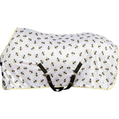 HKM Manta Antimoscas Bee Blanco Amarillo