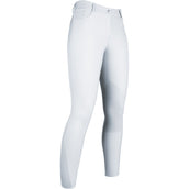 HKM Pantalón de Equitación Sunshine Competition Silicona Rodilleras Kids Blanco