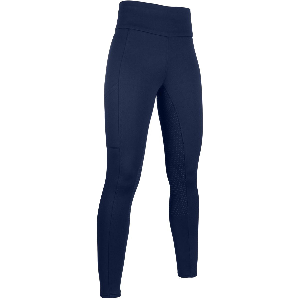 HKM Legging de Equitación Cosy Full Grip Azul oscuro