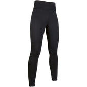 HKM Legging de Equitación Cosy Full Grip Negro