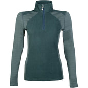 HKM Camiseta Funcional Duo Verde Oscuro