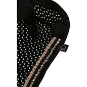 HKM Bonete para Orejas Rosegold Glamour Negro/Oro rosa