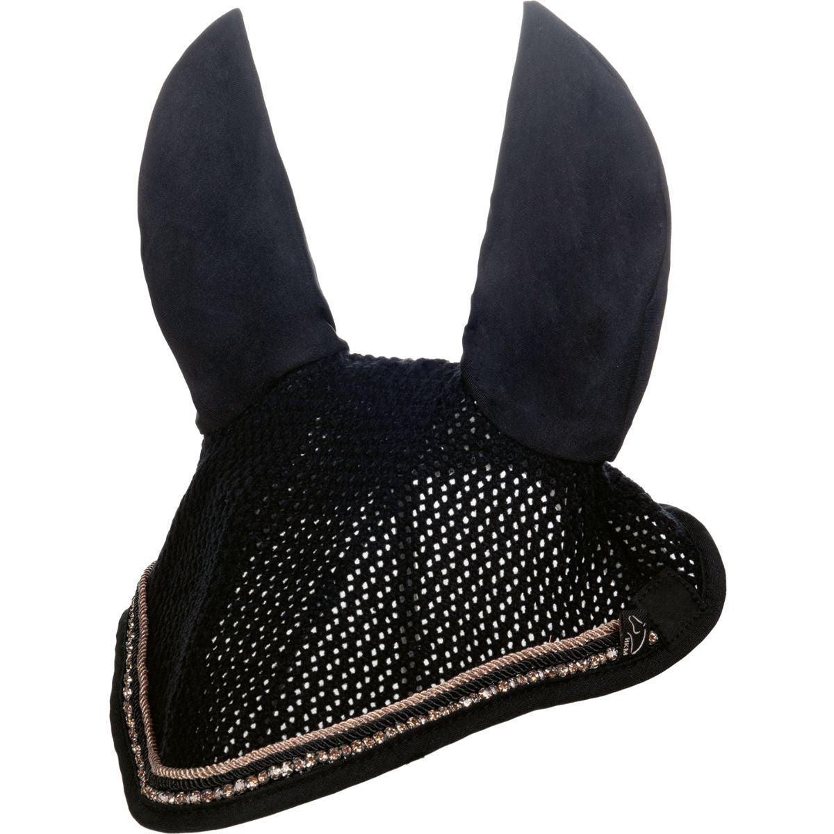 HKM Bonete para Orejas Rosegold Glamour Negro/Oro rosa