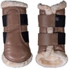 HKM Protectores de piernas Comfort Premium Fur Taupe