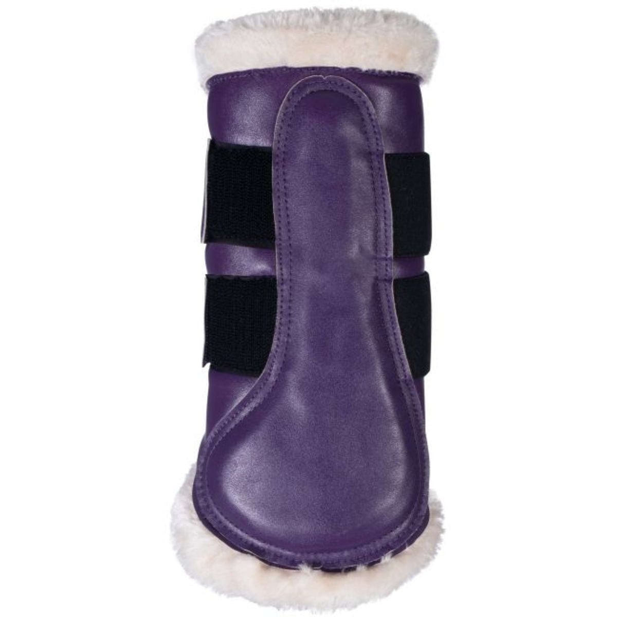 HKM Protectores de piernas Comfort Premium Fur Morado