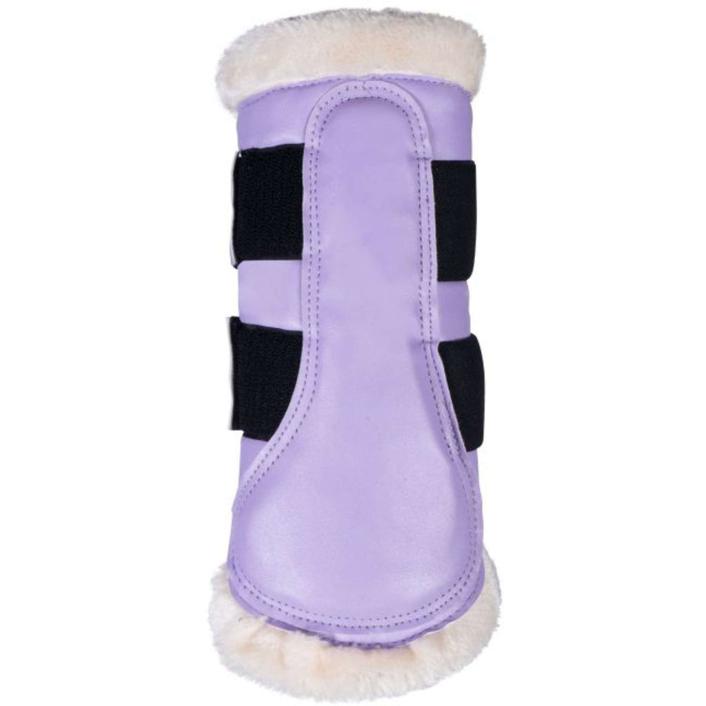 HKM Protectores de piernas Comfort Premium Fur Lavendel