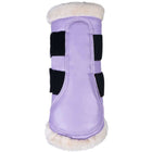 HKM Protectores de piernas Comfort Premium Fur Lavendel