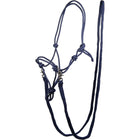 HKM Cabestro de Cuerda con Riendas Negro