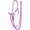 HKM Cabestro de Cuerda con Riendas Rosa