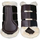 HKM Protectores de piernas Comfort Mesh Marron