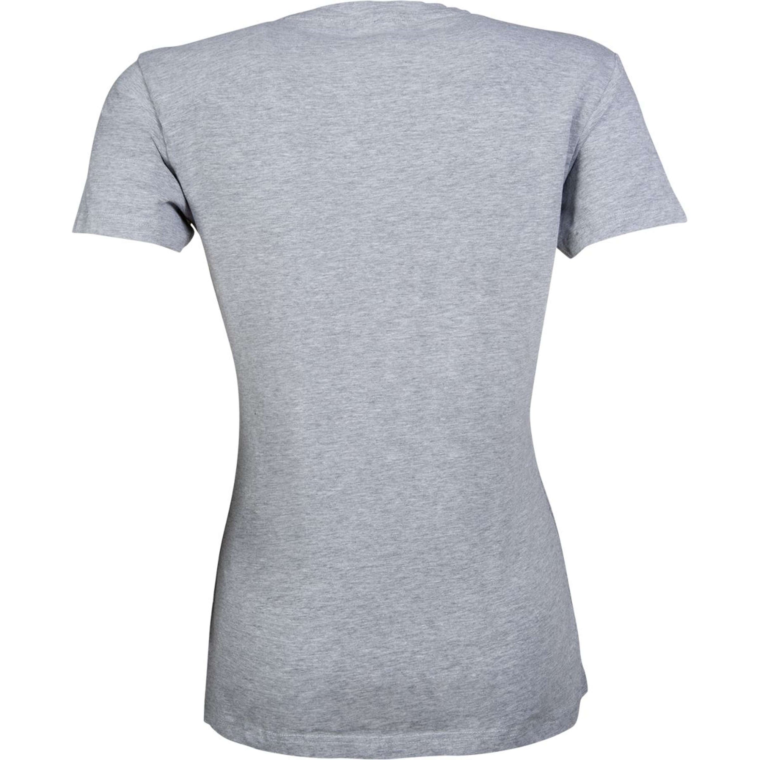 HKM Camiseta Horses leave Hoofprints Manga Corta Gris HKM Camiseta Horses leave Hoofprints Manga Corta Gris