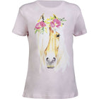 HKM Camiseta Flower Horse Rose
