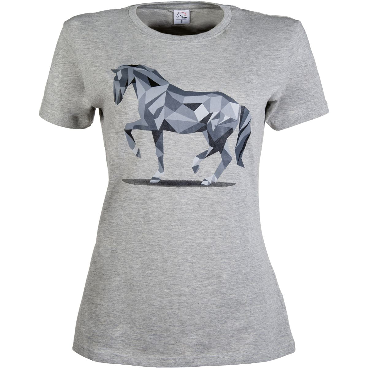HKM T-Shirt Graphical Horse Gris claro/Melange
