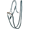 HKM Cabestro de Cuerda Strass Deko con Riendas Petrole/Marron