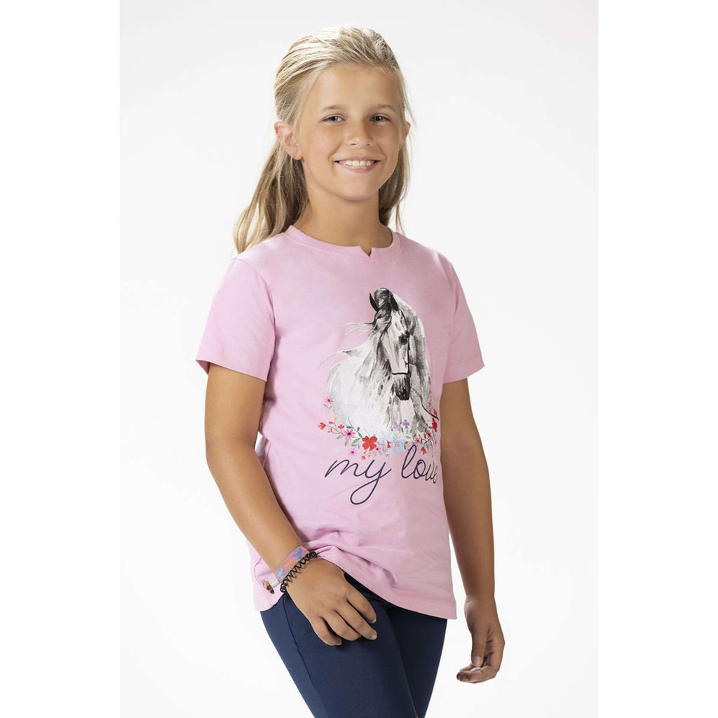 HKM Camiseta Horse Spirit Rosa