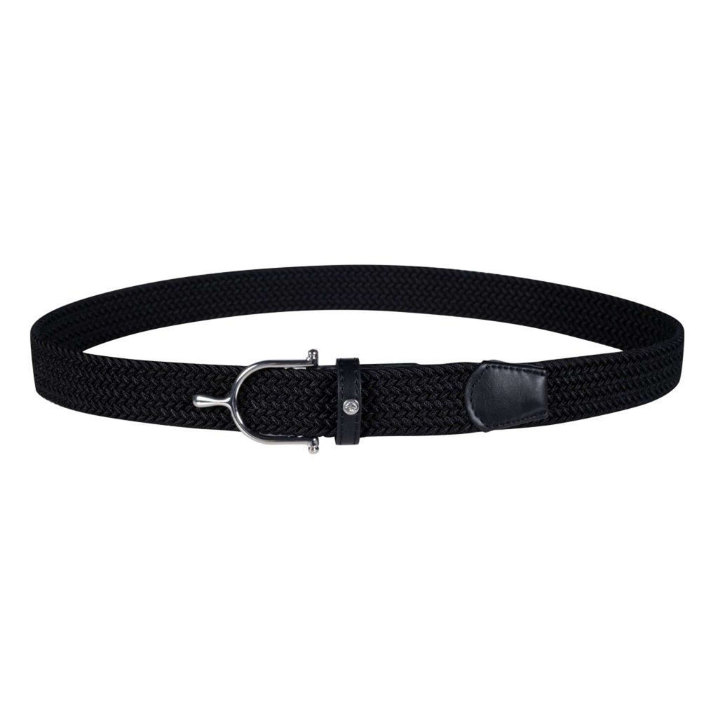 HKM Cinturón Elástico Ann Negro/Plata