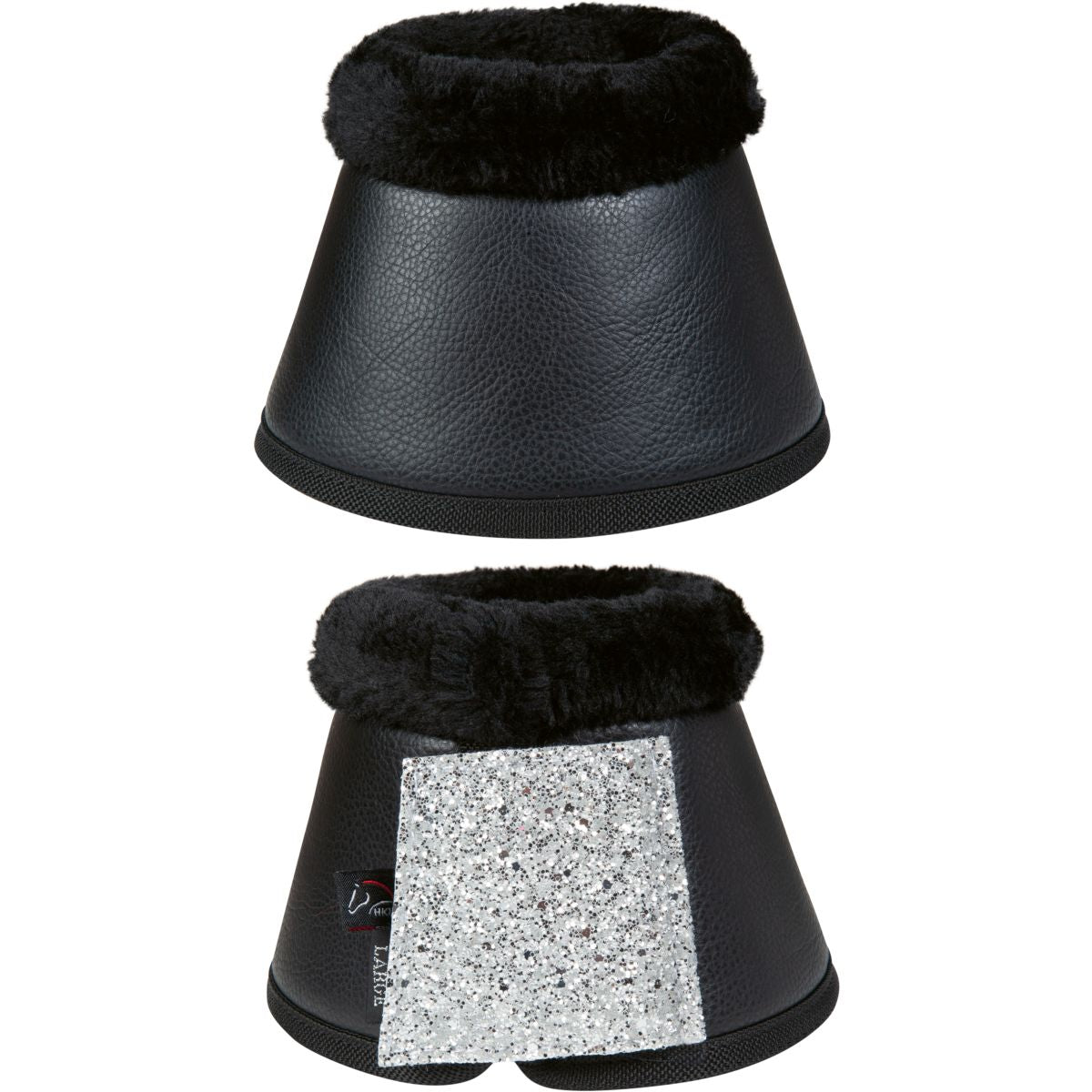 HKM Botas de Campana Sparkle Negro