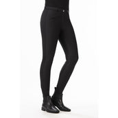 HKM Pantalón de Equitación Winner Softshell Winter con Asiento de Silicona Negro