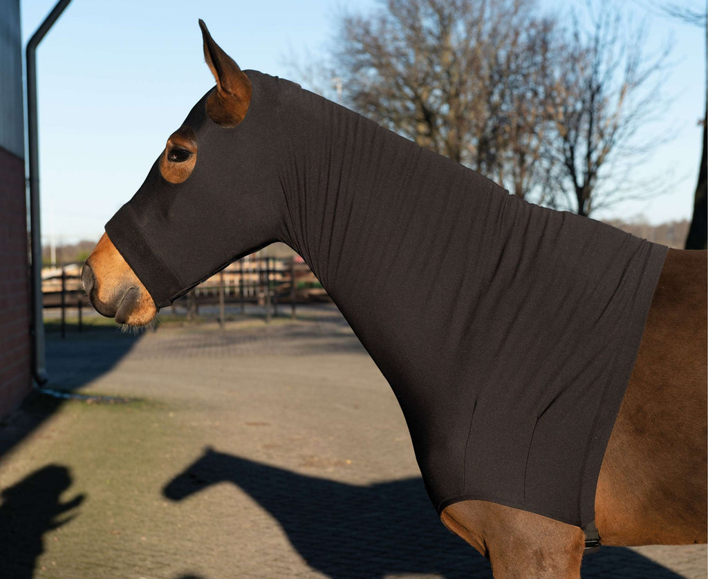 HKM Protector de cuello y pecho Sleezy Negro