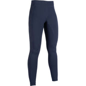 HKM Legging de Equitación Flow Reflective con Asiento de Silicona Azul oscuro