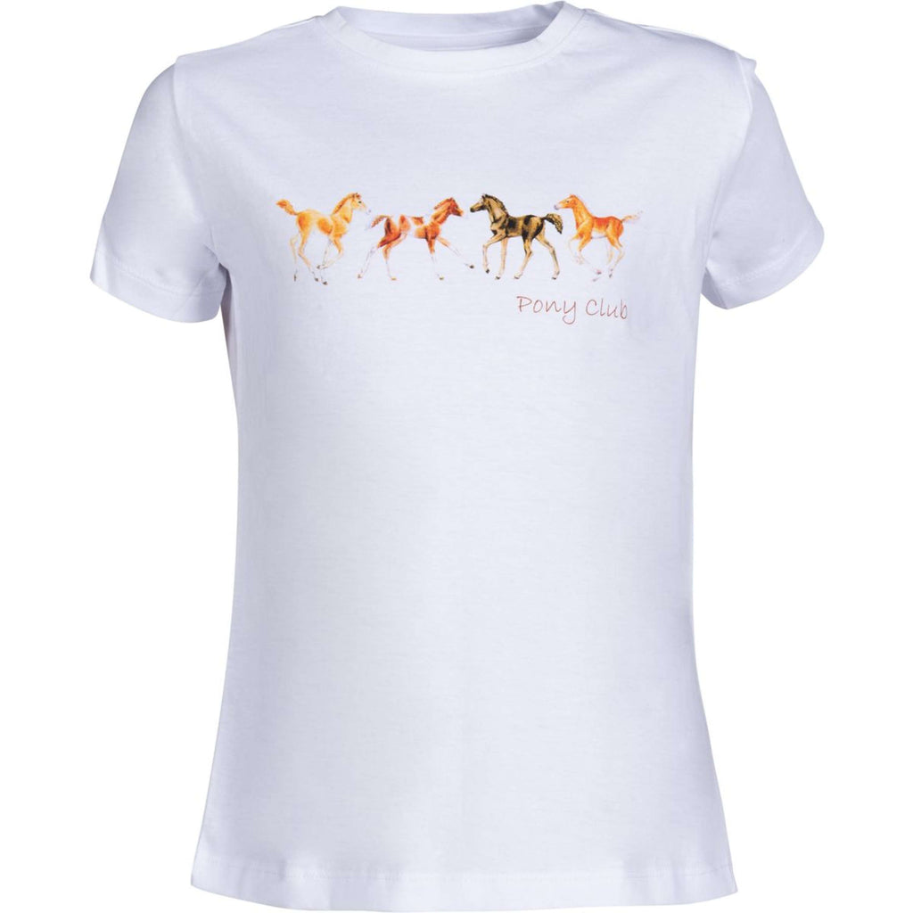 HKM Camiseta Pony Club Blanco
