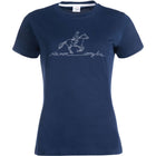HKM Camiseta Ride More Azul oscuro