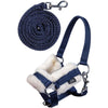 HKM Hobby Horsing Juego de Cabestro Azul oscuro