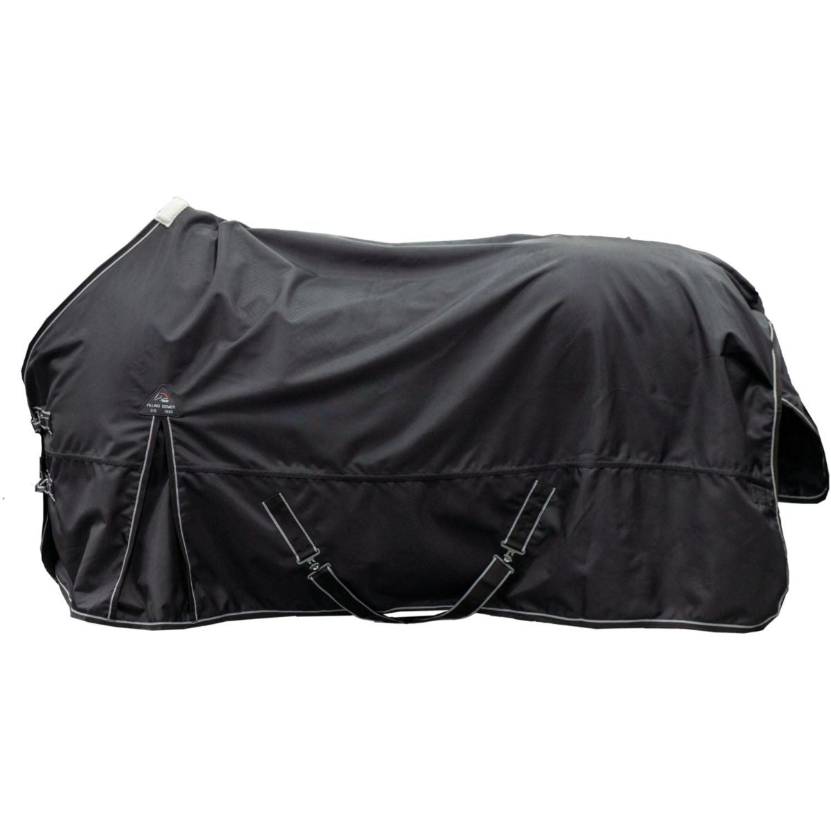 HKM Alfombra de Exterior Premium 1680D 300g Nylon Forro Negro