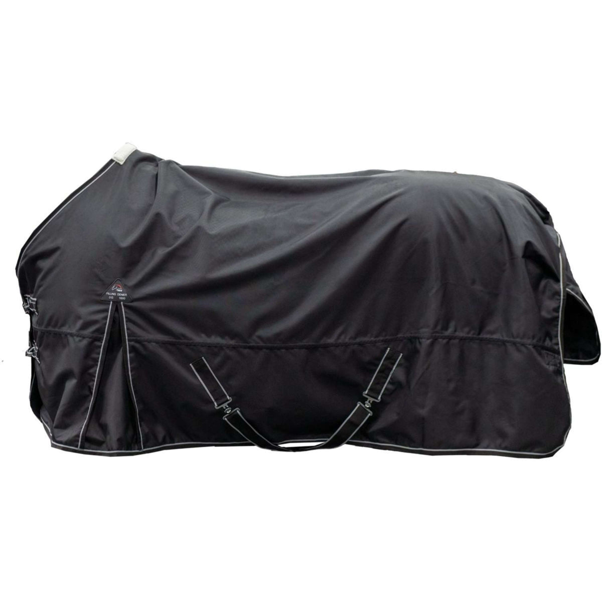HKM Alfombra de Exterior Premium 1680D 300g Nylon Forro Negro