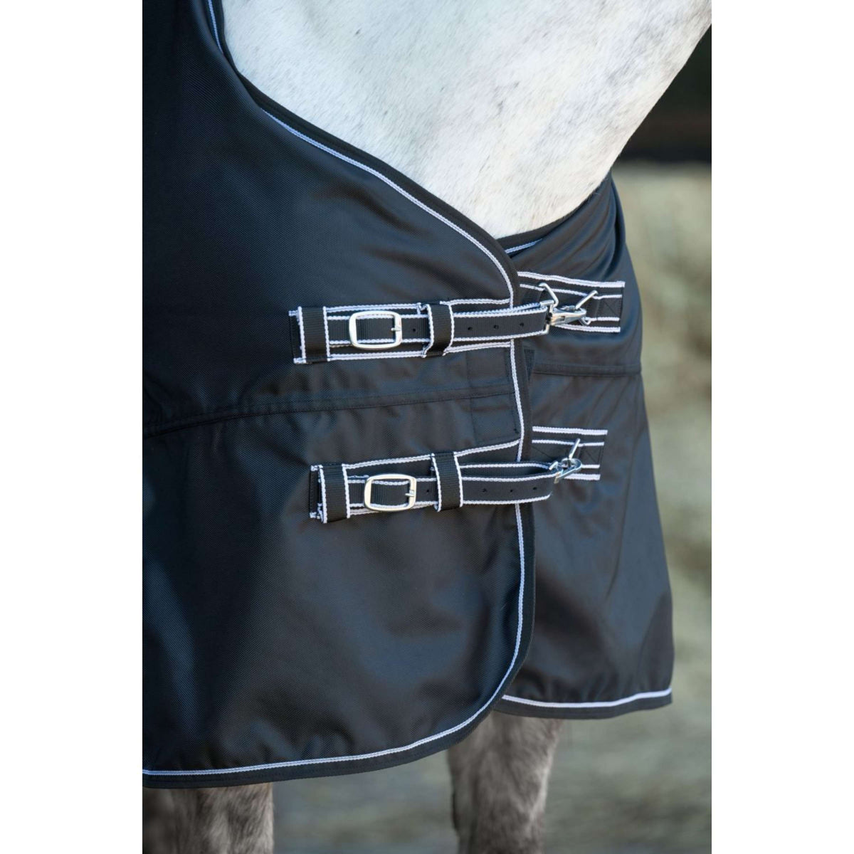 HKM Alfombra de Exterior Premium 1680D For this context in Spanish: Forro Nylon Negro