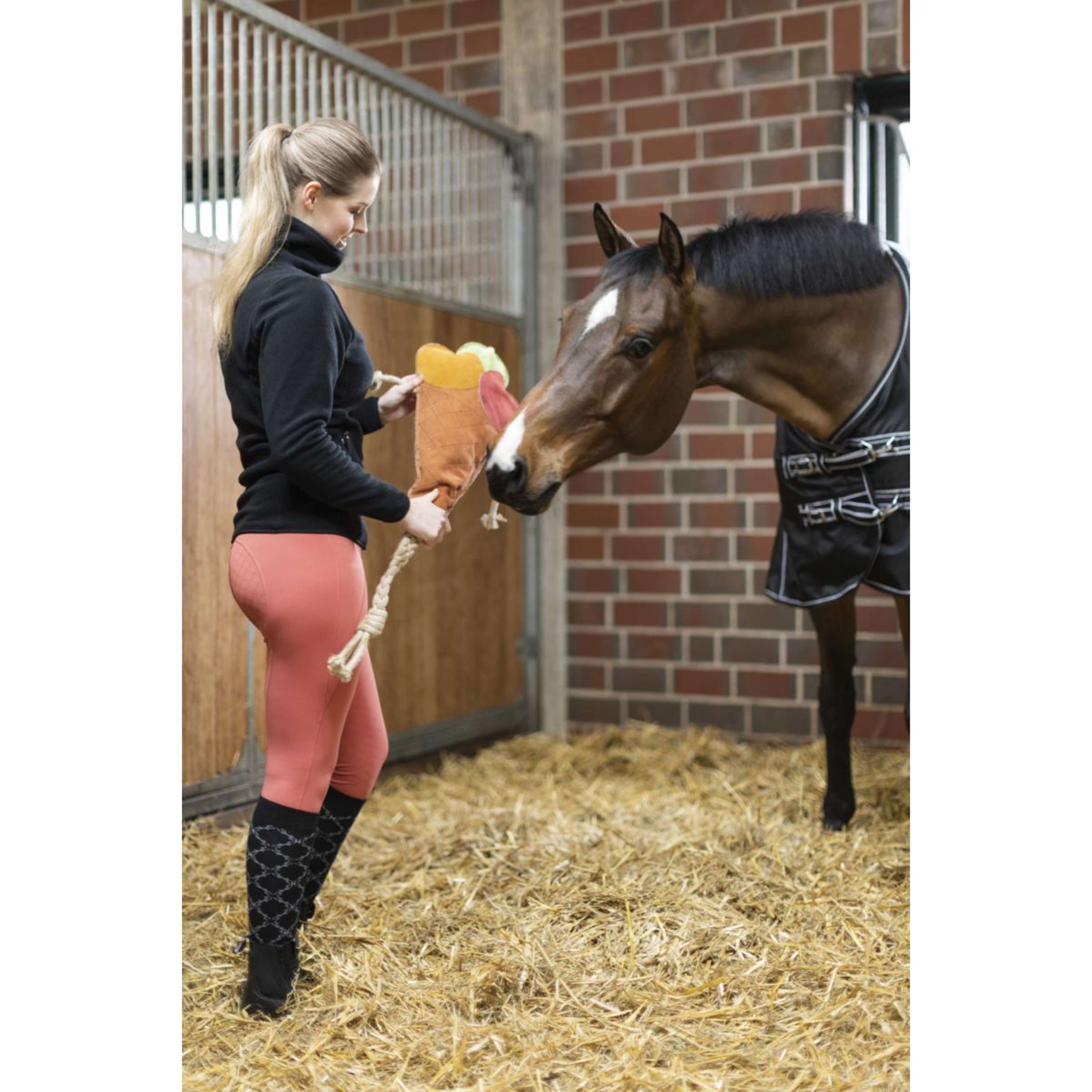 HKM Caballo de Peluche Ice Cream Naranja