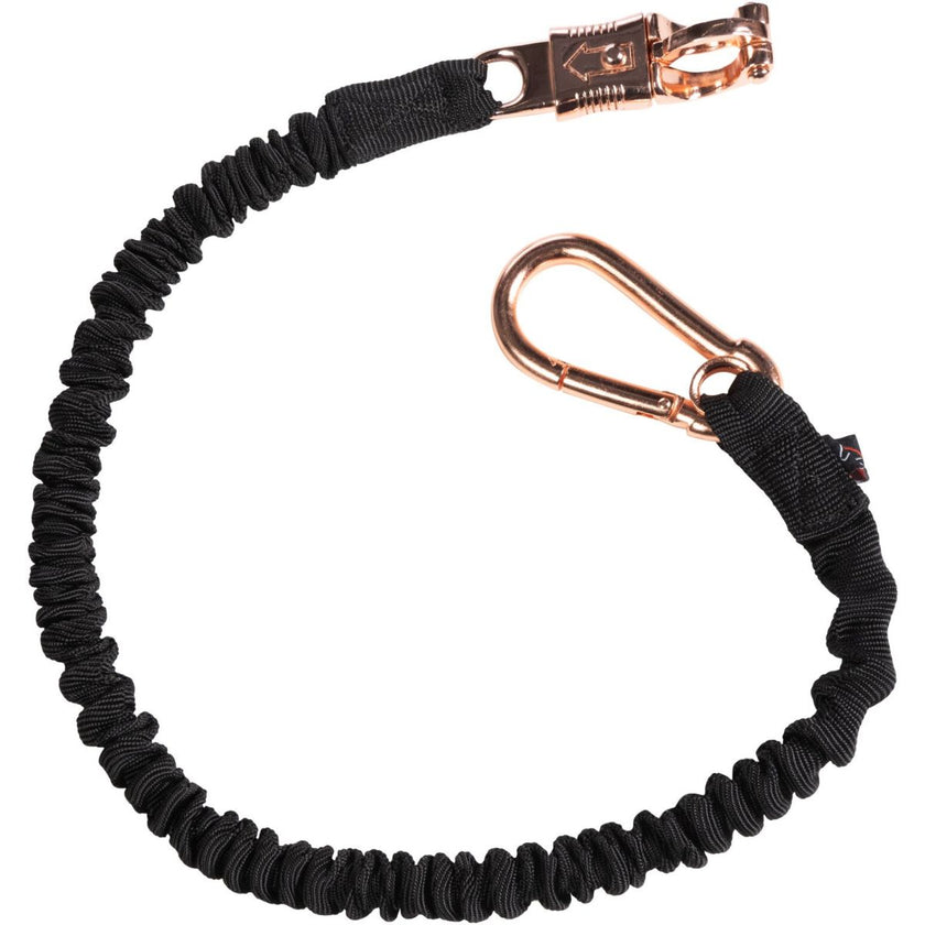 HKM Cuerda de amarre Elastisch Negro/Oro rosa