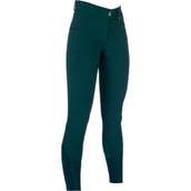 HKM Pantalones Livigno Full Grip Verde Oscuro