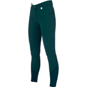 HKM Pantalones Livigno Full Grip Verde Oscuro