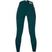HKM Pantalones Livigno Full Grip Verde Oscuro