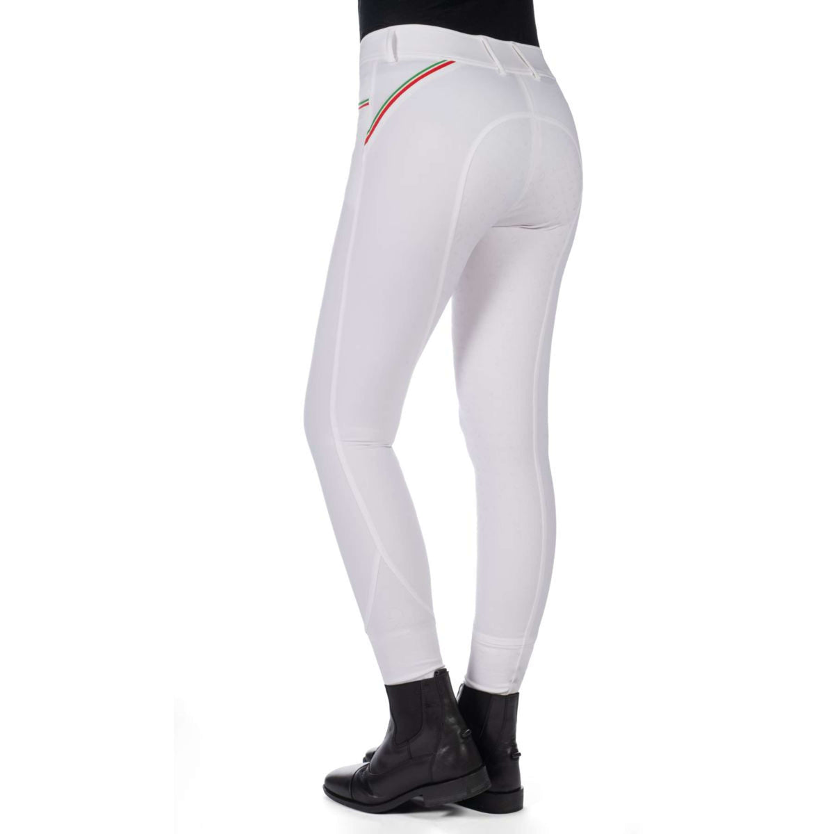 HKM Pantalones Livigno Sportive Full Grip Blanco