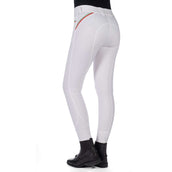 HKM Pantalones Livigno Sportive Full Grip Blanco