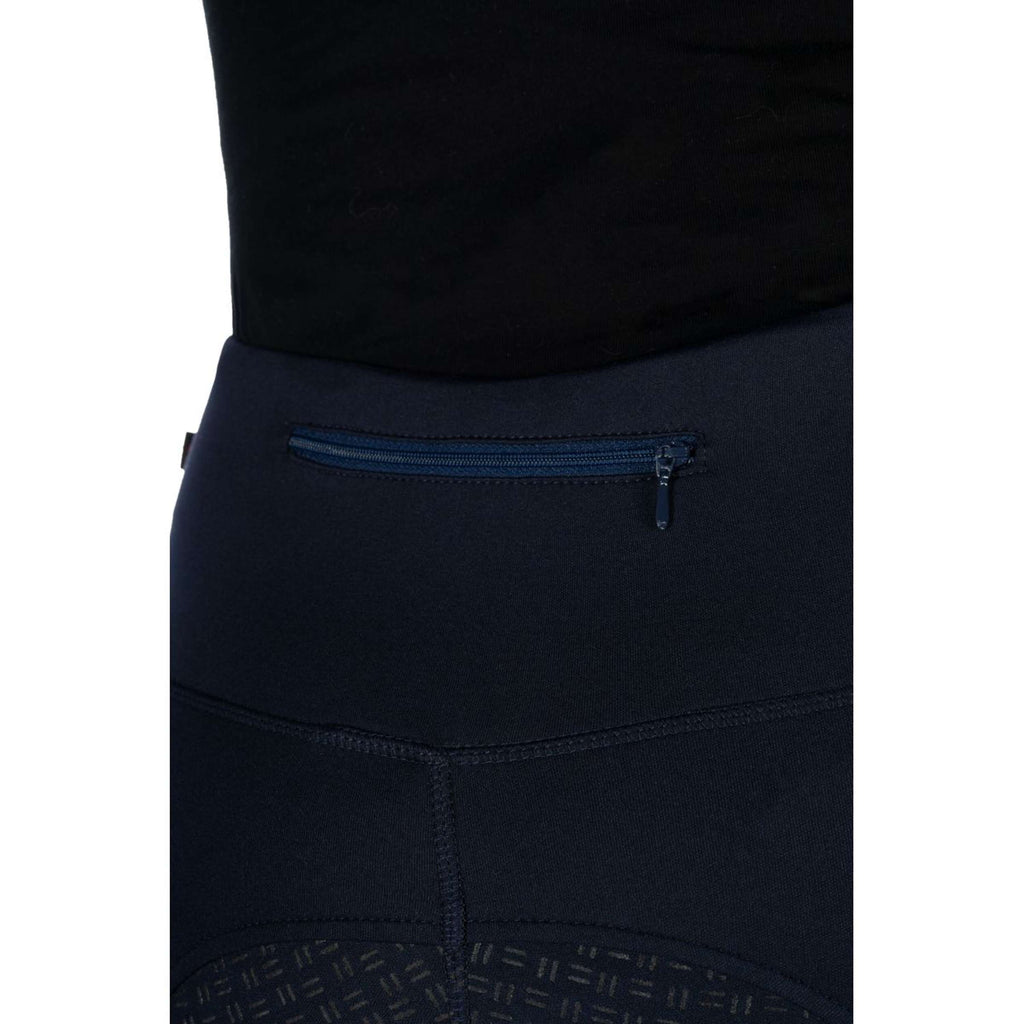 HKM Legging de Equitación Cosy II Full Grip Azul oscuro