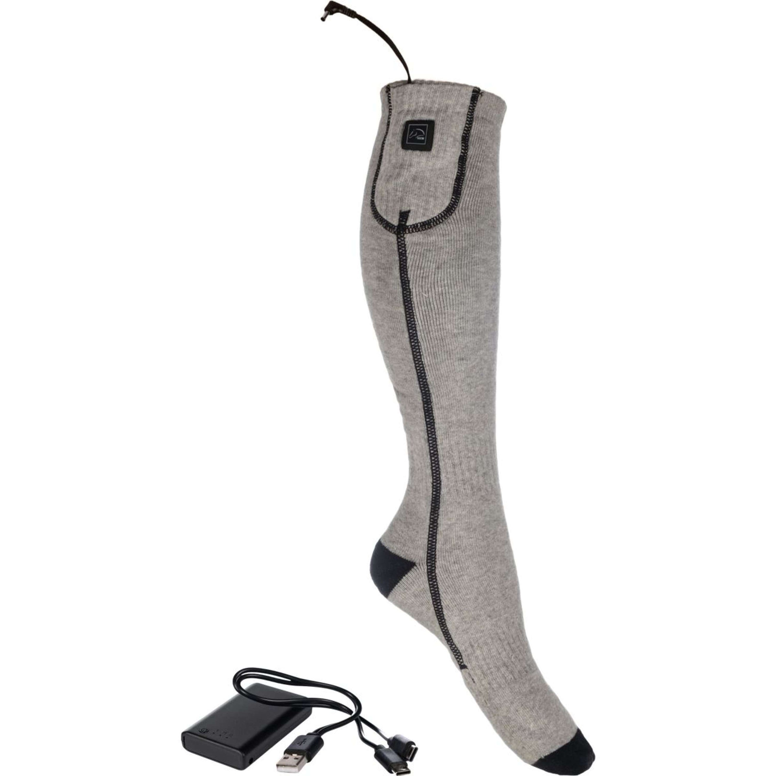 HKM Calcetines Keep Warm Gris/Negro HKM Calcetines Keep Warm Gris/Negro