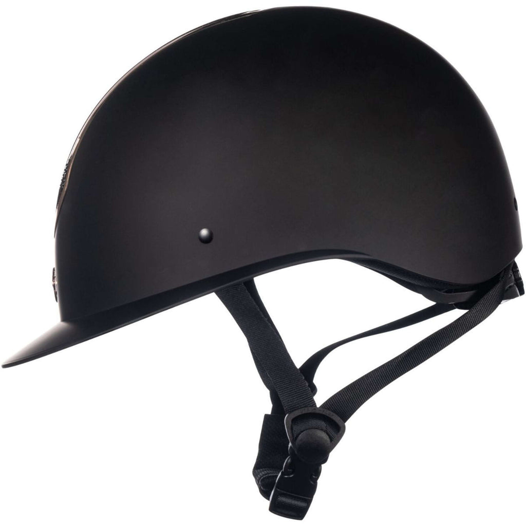 HKM Casco Illusion Negro/Oro rosa