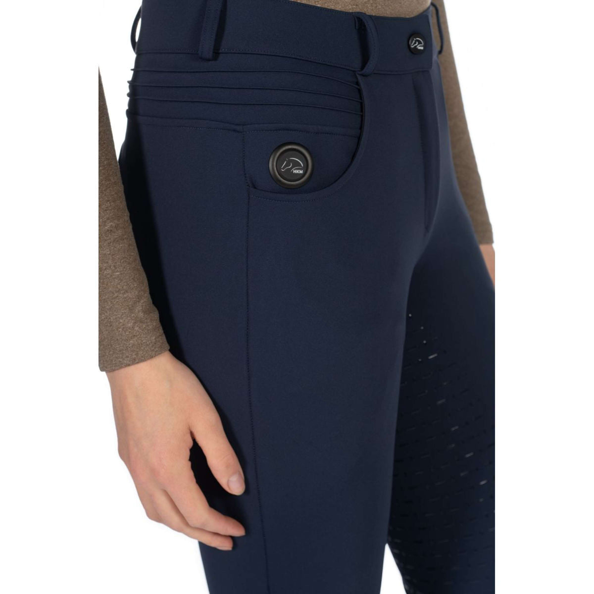 HKM Pantalones Comfort Full Grip Azul oscuro