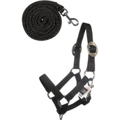 HKM Juego de Cabestro Hobby Horsing Negro