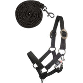 HKM Juego de Cabestro Hobby Horsing Negro