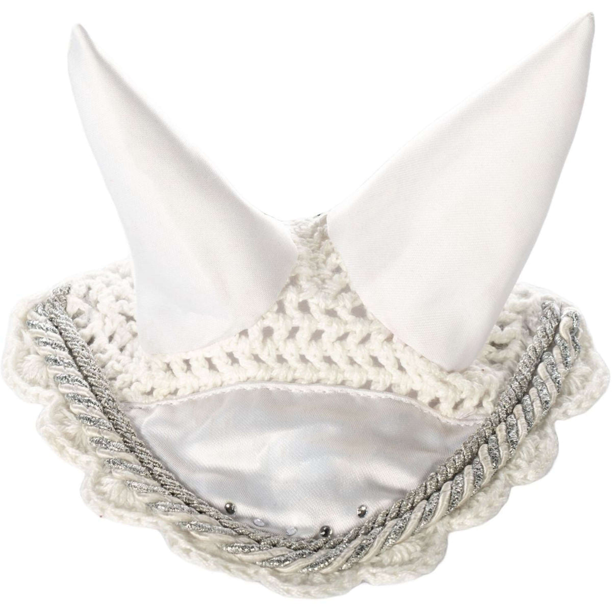 HKM Bonete para Orejas Hobby Horsing Blanco