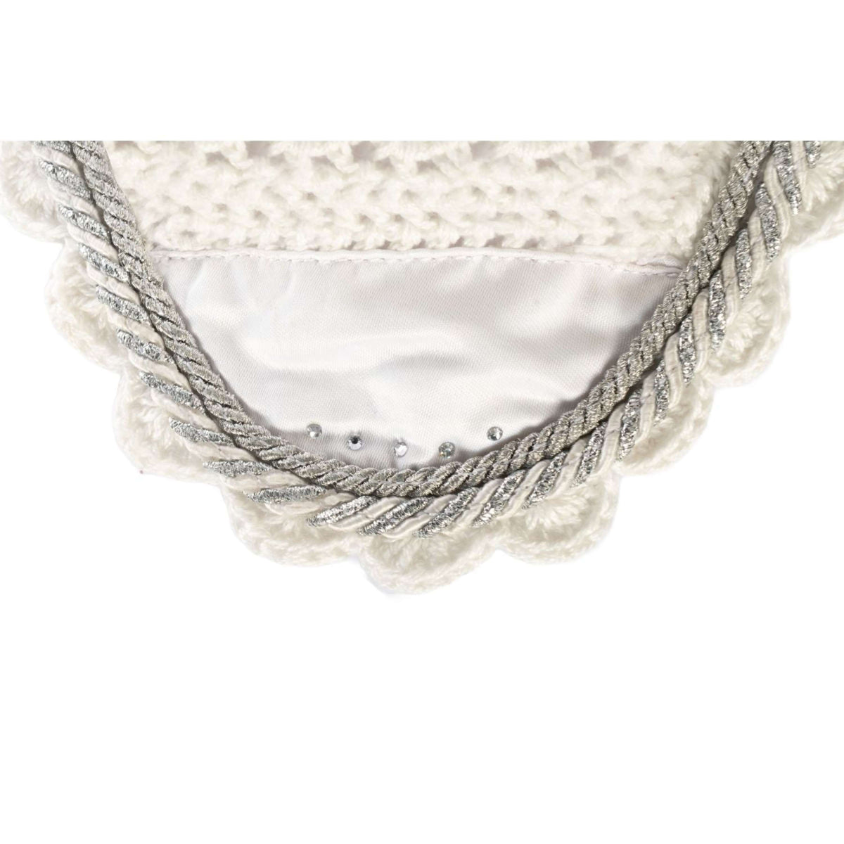 HKM Bonete para Orejas Hobby Horsing Blanco